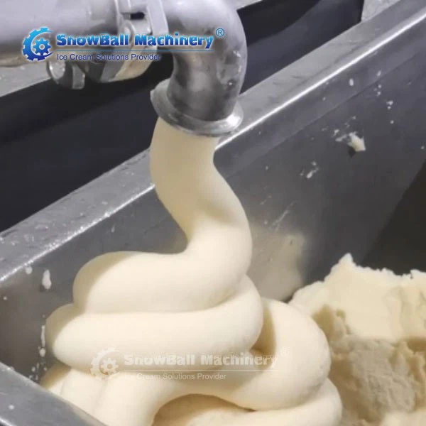 ice cream continuous freezer process machine